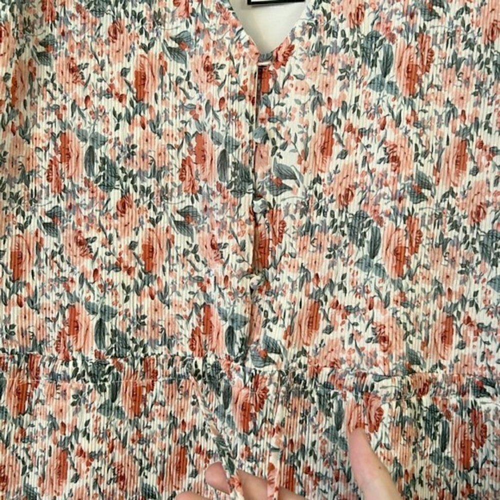 Mikarose Emory Dress in Peach Amber Retro Size XL NWT - Picture 6 of 9